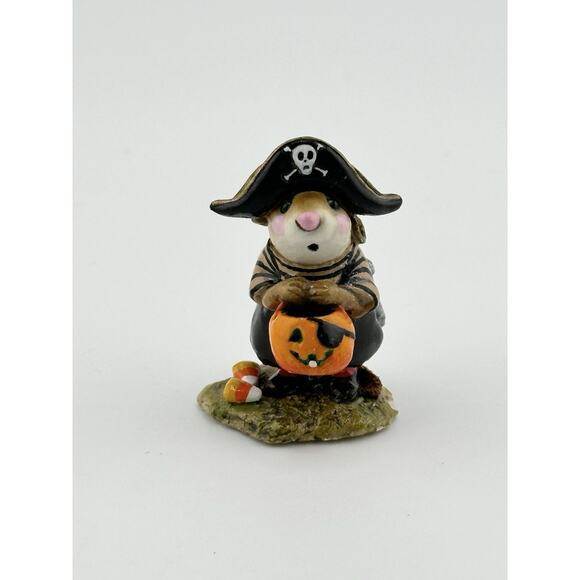 Wee Forest Folk "Little Pirate Kidd" 1996 Mouse Pirate M-216 A. Petersen Retired - Picture 2 of 10